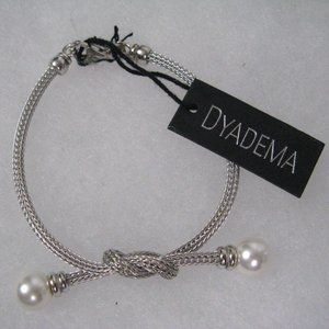 Dyadema Bracelet 925 Sterling Silver Mesh Love Knot Made In Italy New With Tag